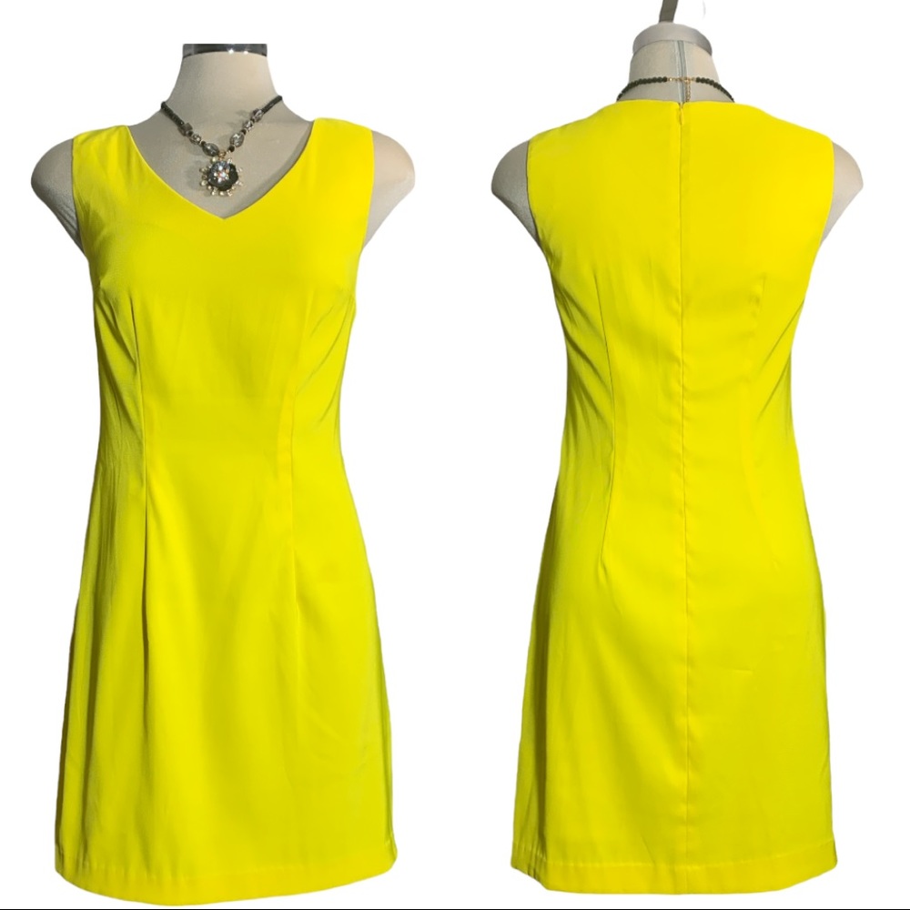 Alyx Bright Yellow Midi Dress